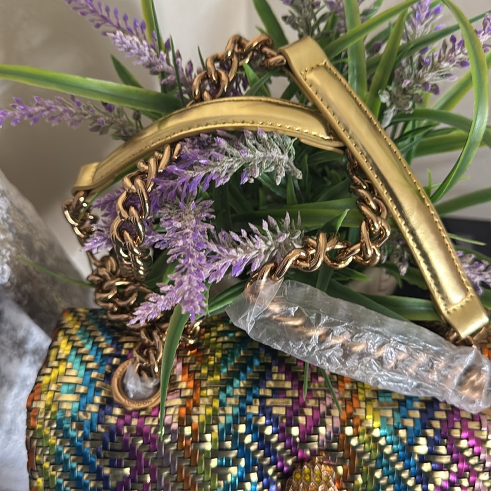 🍇🍇🍇HOST PEAK Kensington Woven Faux Leather Convertible Shoulder Bag🍇🍇🍇 - Picture 8 of 17